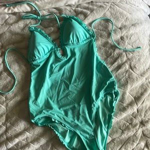 NEVER WORN- Victoria’s Secret one piece swimsuit with bikini Top